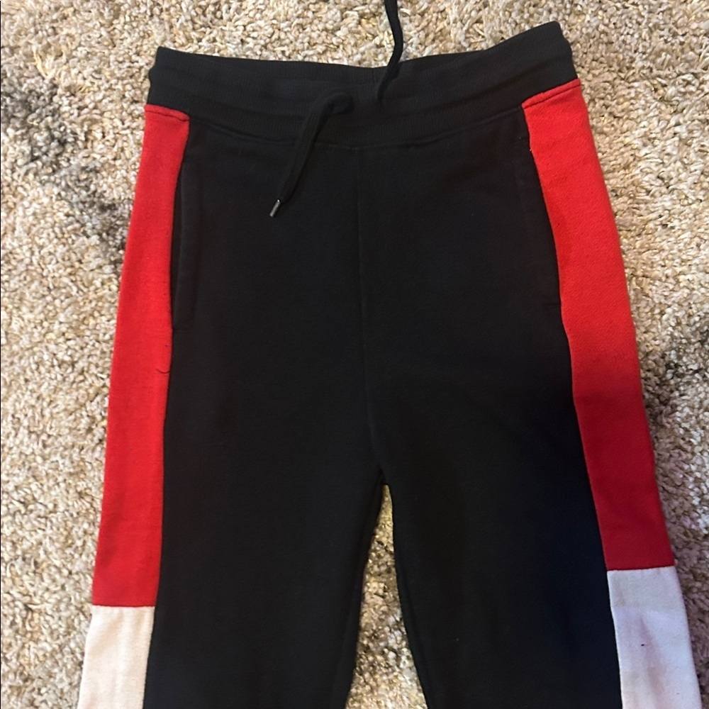 FILA red/black/white jogger pants, youth size medium 10/12 - Picture 3 of 4